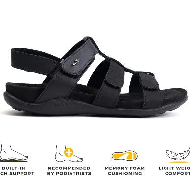 Womens Cassis Sandals Black