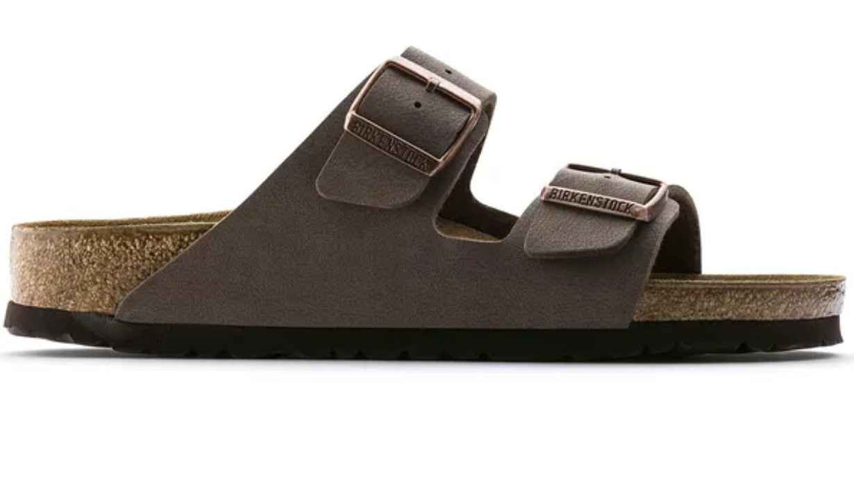 Birkenstock Arizona Birkibuc Sandals Mocha Brown Regular Fit