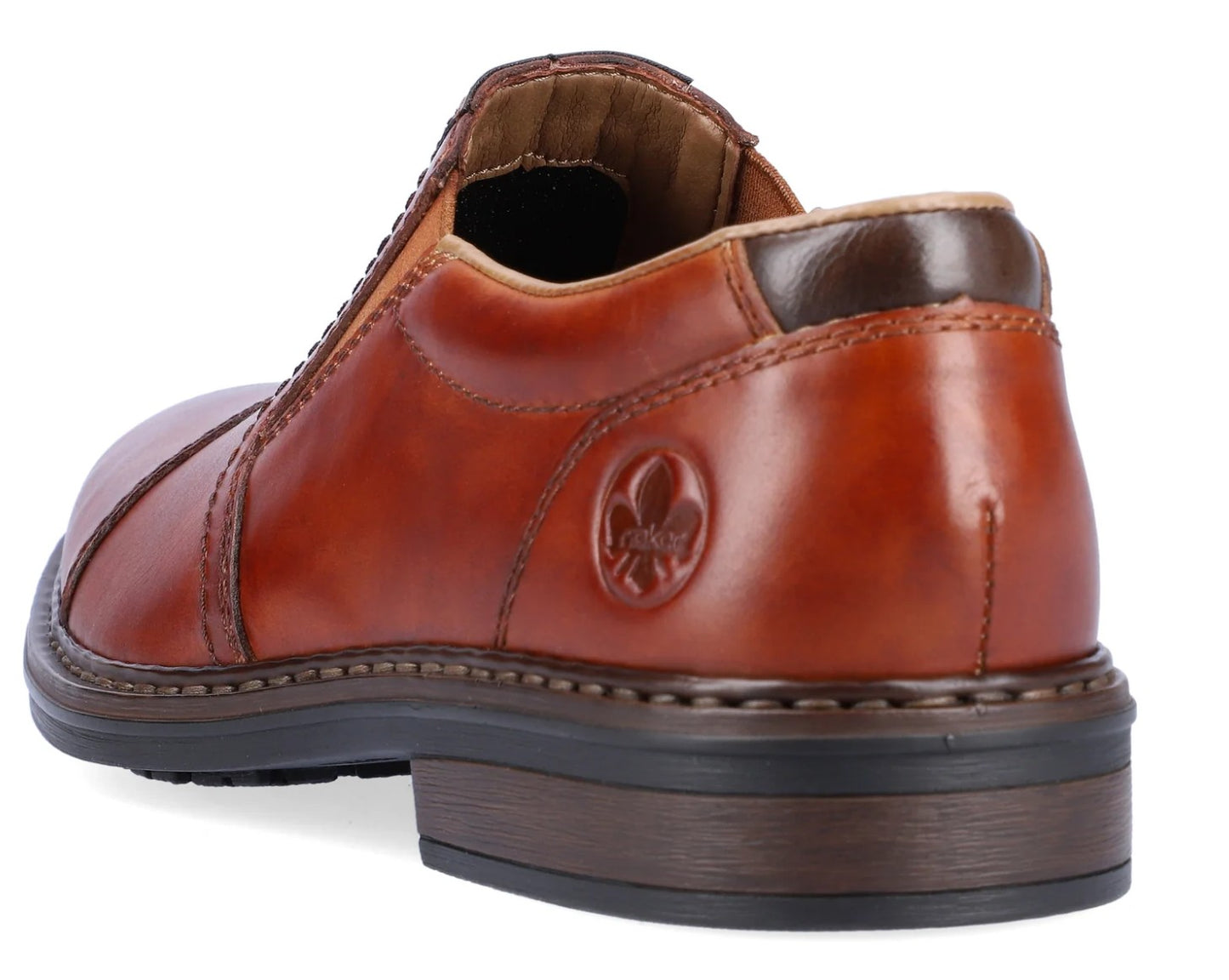 Mens Rieker Wide Fit Shoes Brown