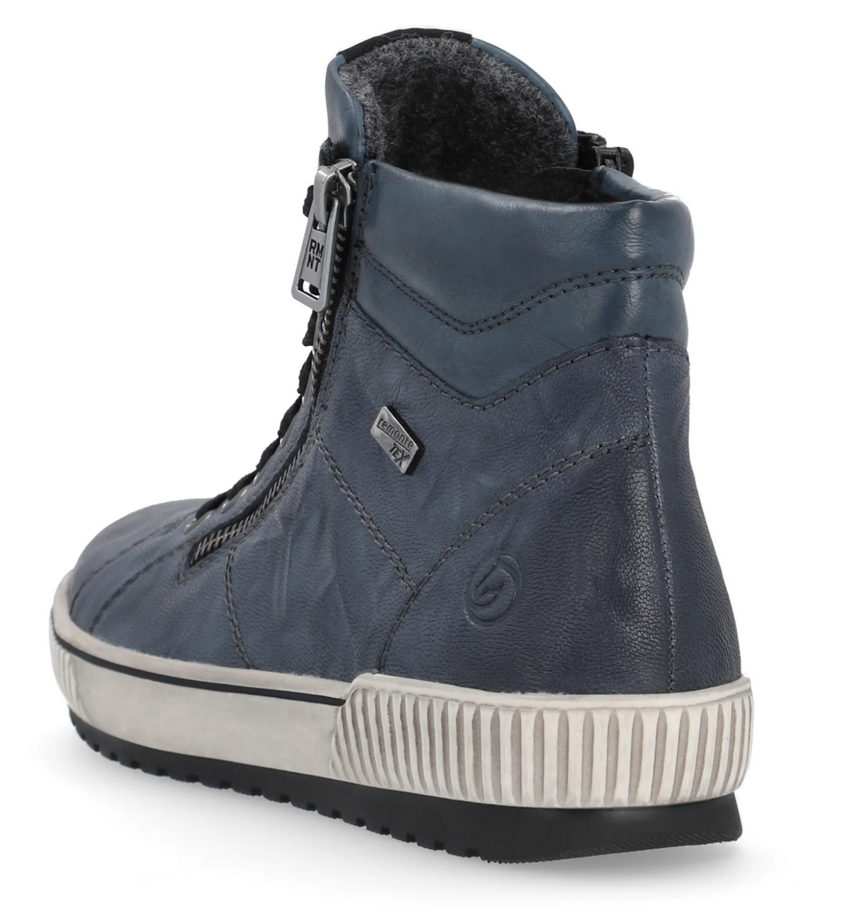Womens Remonte Fleece Lined Boots Blue