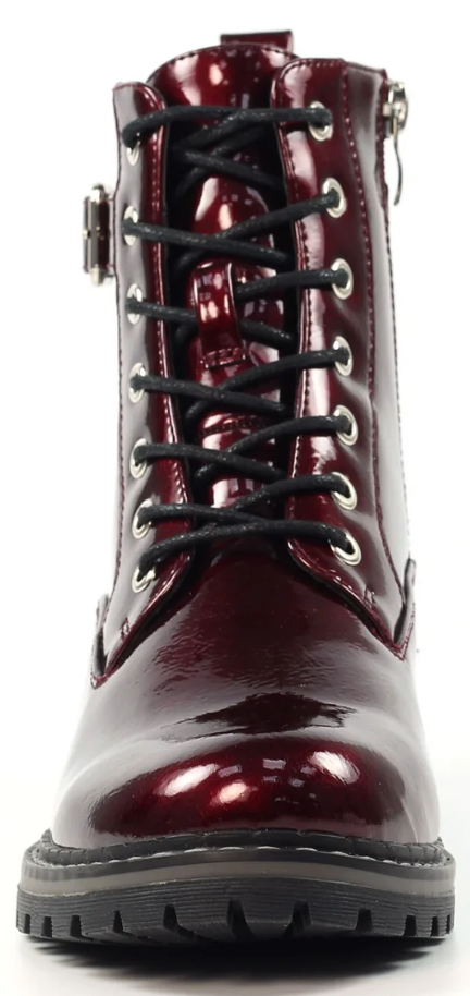 Womens Lunar Parlour Boots Burgundy