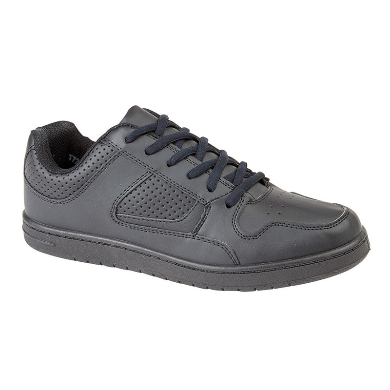 Mens Dek EUSTON Lace Trainer Black