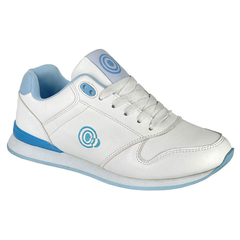 Womens Dek APPROACH Bowling Trainers White/Blue