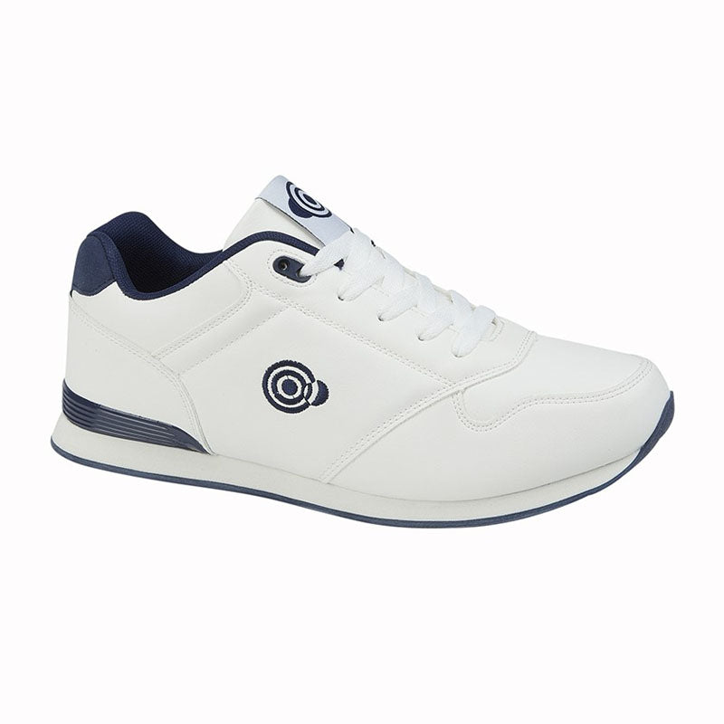 Mens Dek Casual Trainers White/Navy