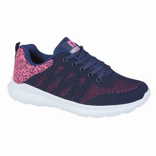 Womens Rdek Navy/Pink Flyknit/Textile Trainers Multi