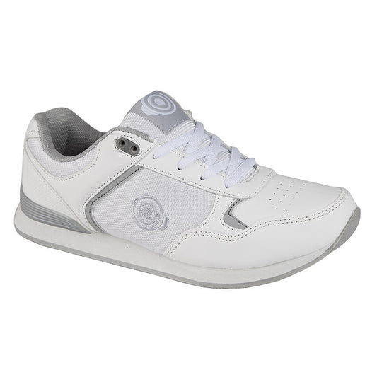 Womens Dek KITTY Trainer Style Bowling Shoe Lace-Up White