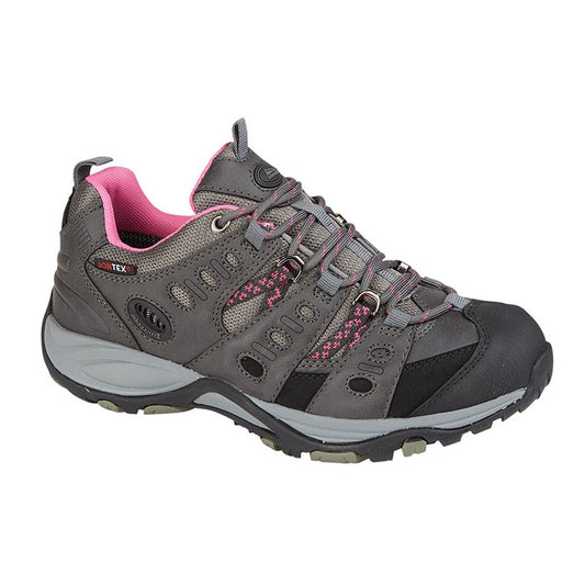 Womens Johnscliffe Grey Nubuck/Nylon Walk Hiking Multi