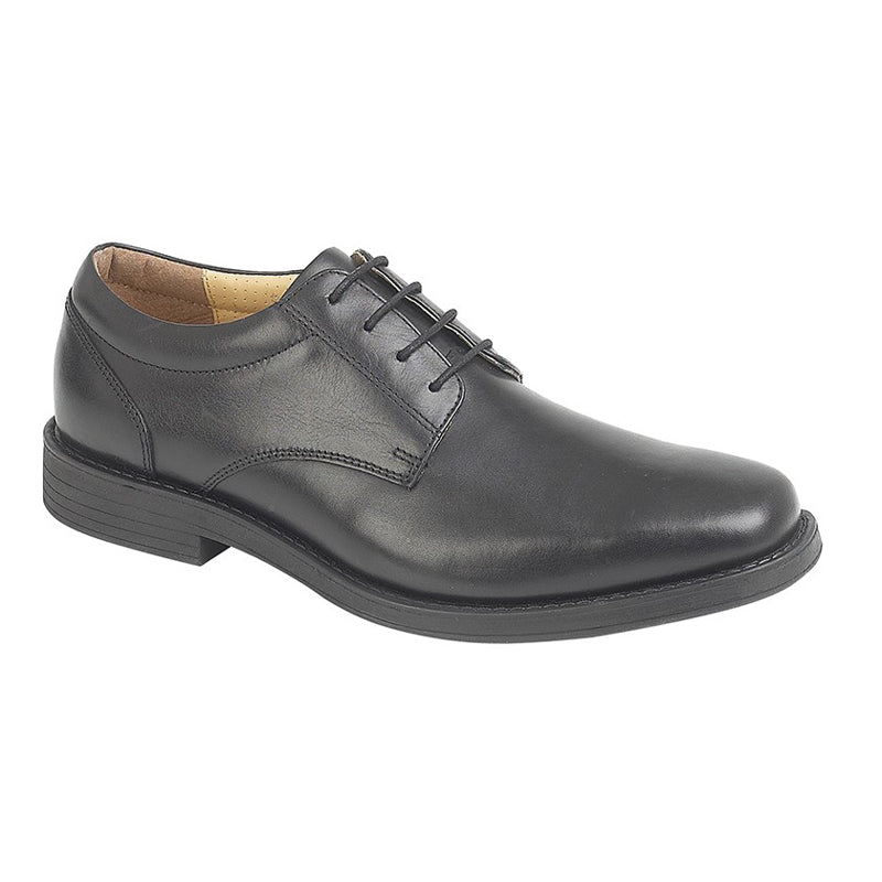 Mens Tred Flex Plain Gibson Smart Shoe Black