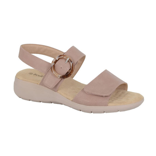 Womens Boulevard Touch Fastening Buckle Sandals Natural