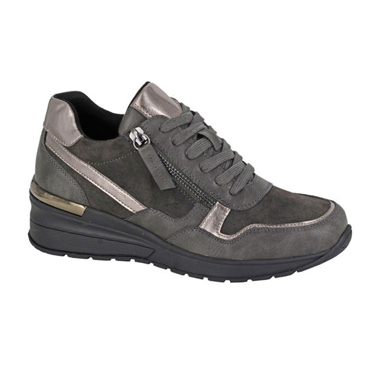 Womens Cipriata ADA Side Zip Trainers Grey