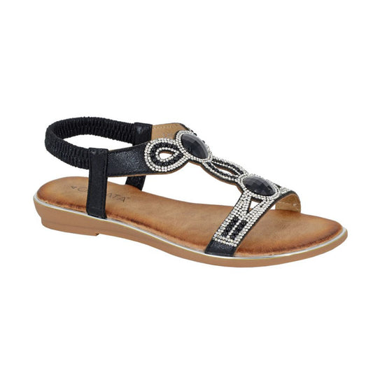 Womens Cipriata DESIA Sling-back Sandals Black