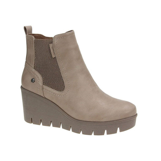 Womens Cipriata Inside Zip Boots Light Taupe