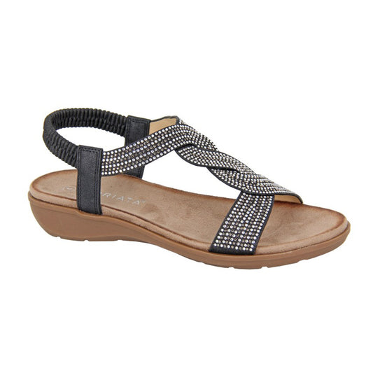 Womens Cipriata JOSETTA Sling-back Sandals Black