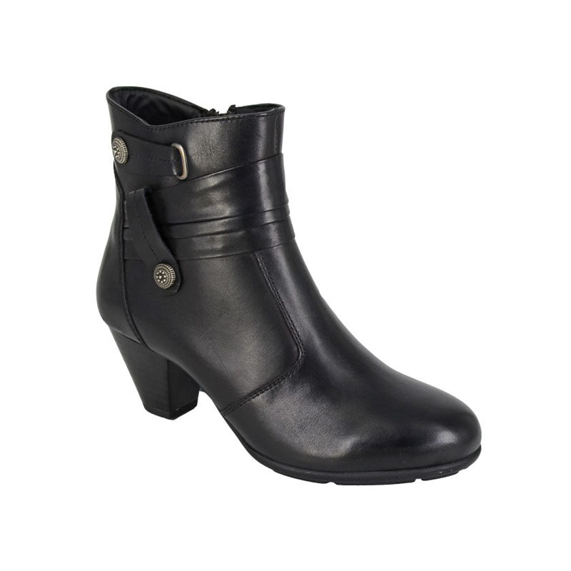 Womens Cipriata Leather Boots Black