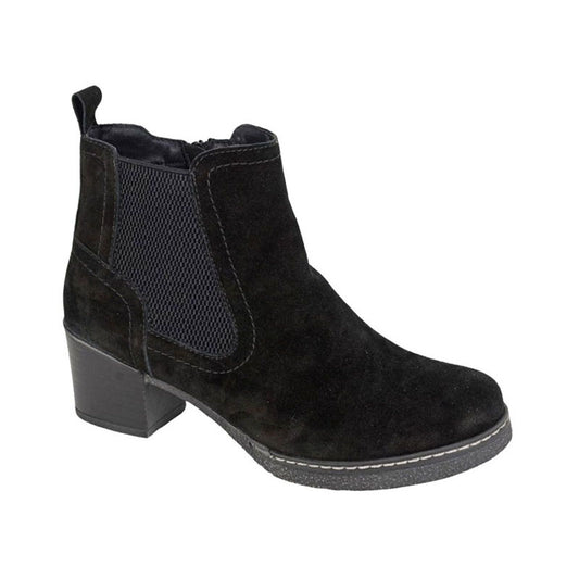 Womens Cipriata Real Suede Boots Black