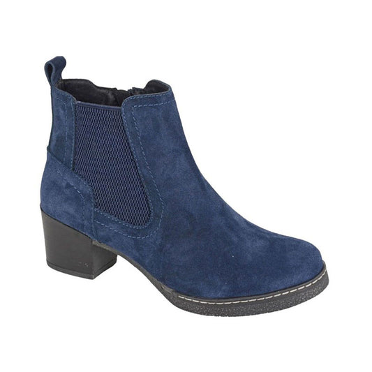 Womens Cipriata Real Suede Boots Navy