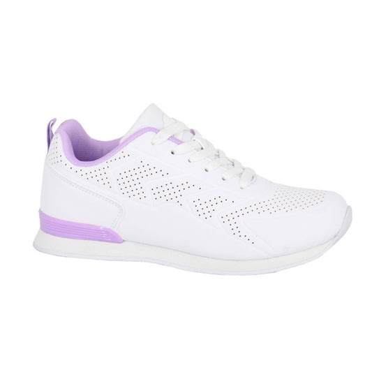 Womens Dek Lace Up Bowling Shoes White