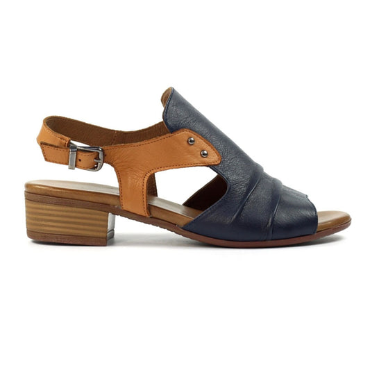 Womens Lunar Jaden Leather Sandals Navy