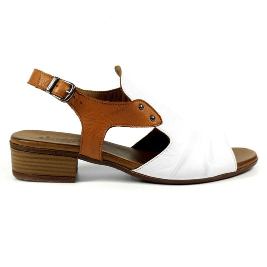 Womens Lunar Jaden Leather Sandals White