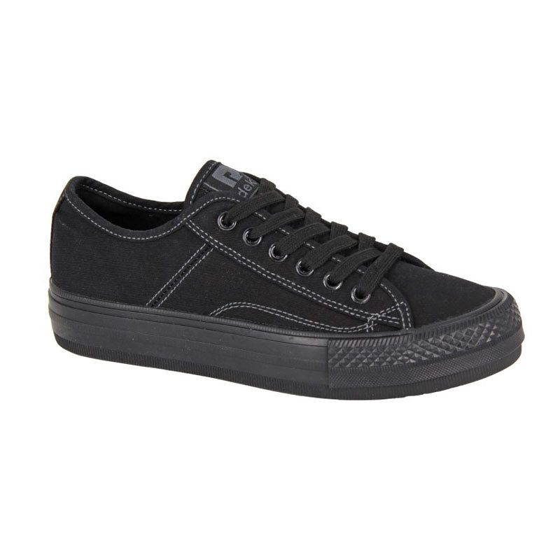 Womens Rdek Denim Washed Trainers Black