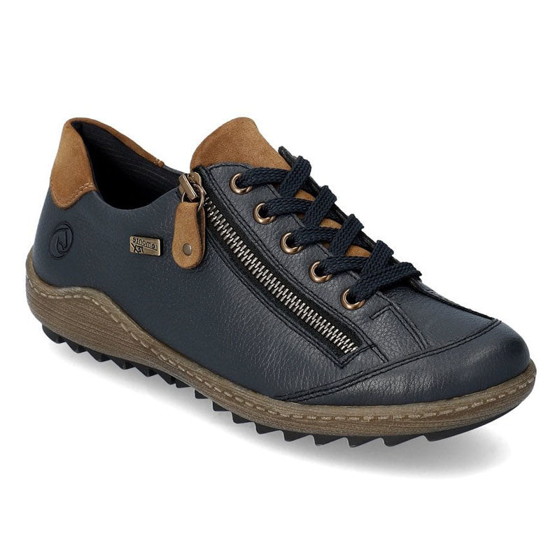 Womens Remonte Zip Shoes Blue