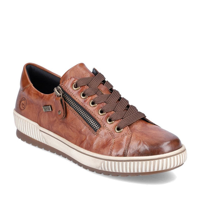 Womens Remonte Zip Shoes Brown