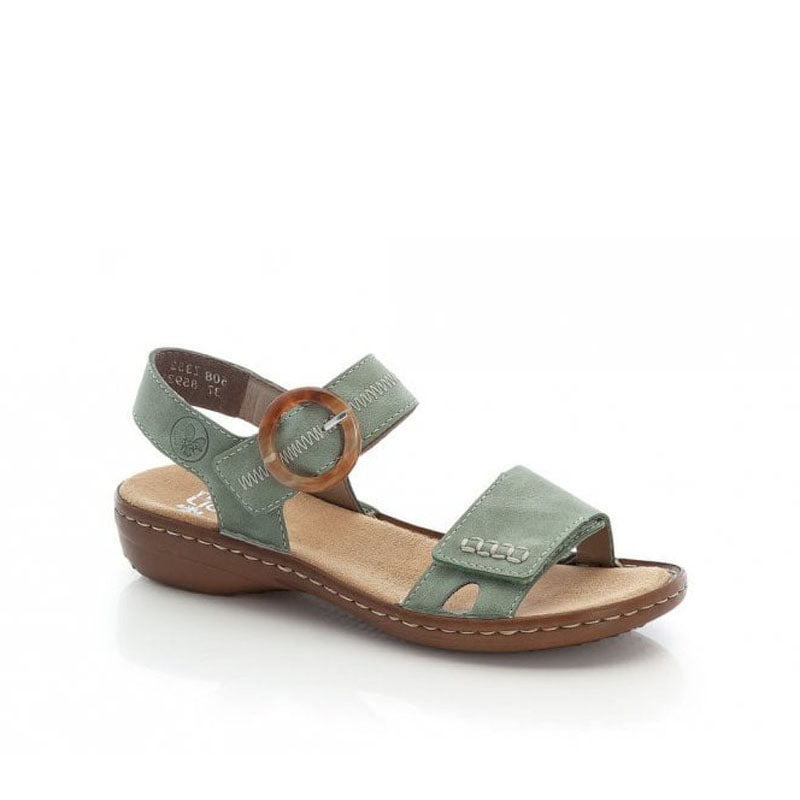 Womens Rieker 608Z3 Sandals Green