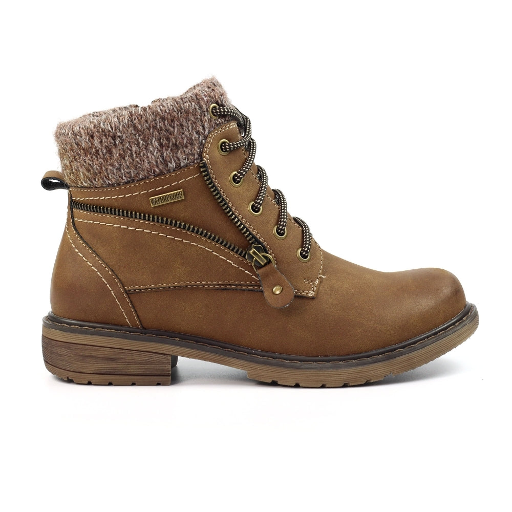 Womens Lunar Waterproof Boots Tan