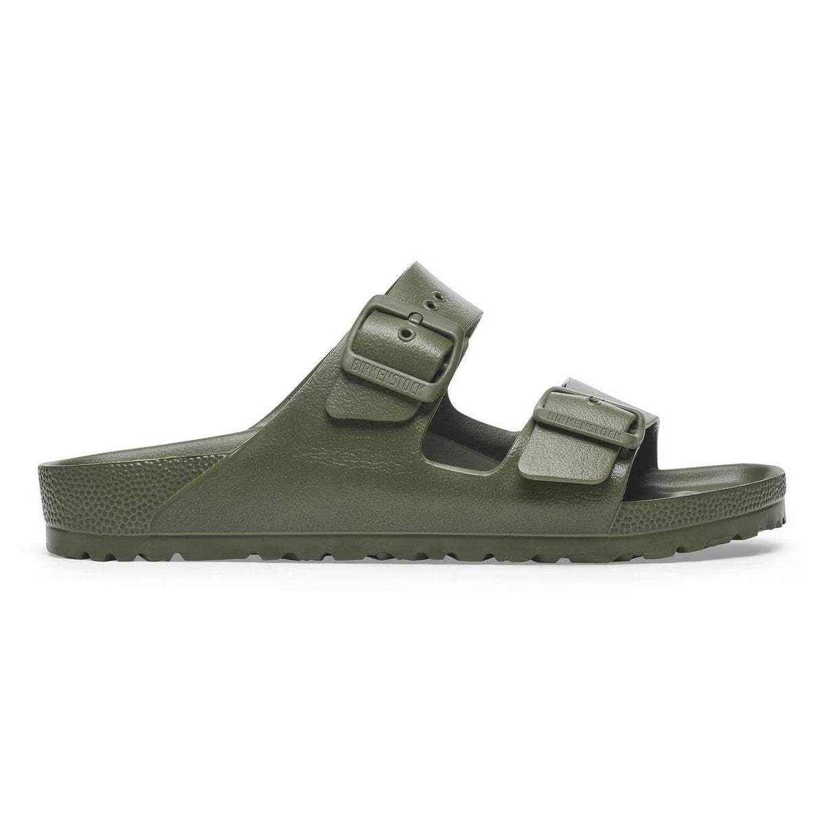 Birkenstock Arizona EVA Sandals Khaki Green Narrow Fit – side view