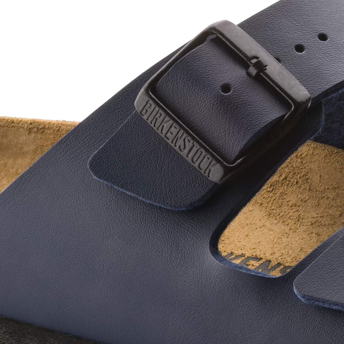 Birkenstock Arizona Two-Strap Birko-Flor Sandals Blue Regular Fit – detail view