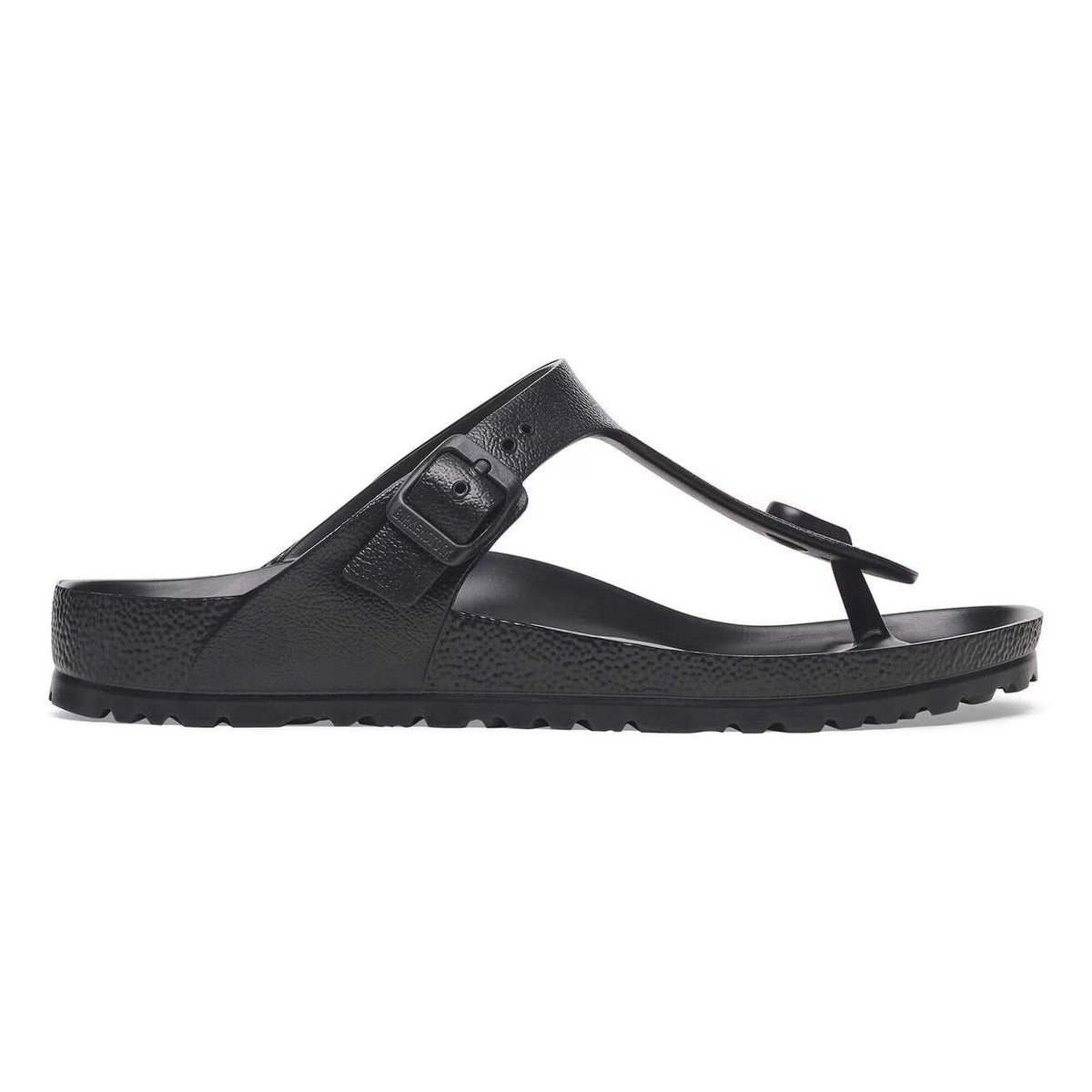 Birkenstock Gizeh EVA Sandals Black Regular Fit – side view