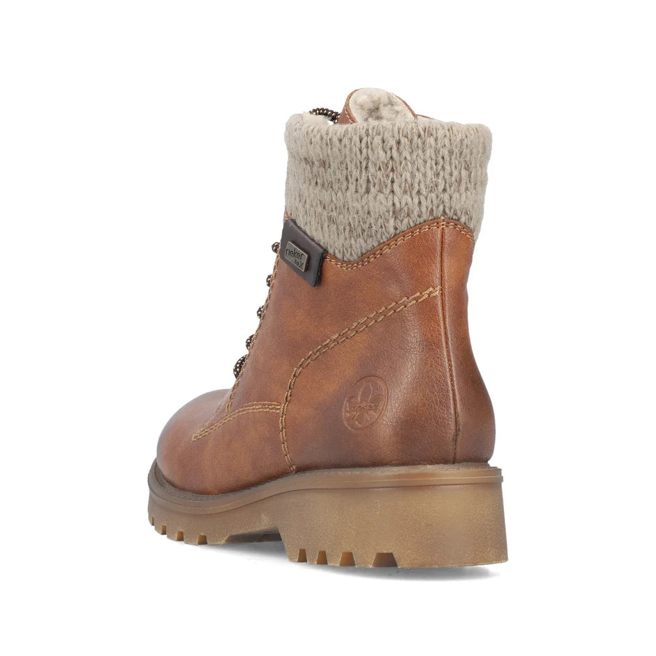 Womens Rieker 73220-24 Boots Brown