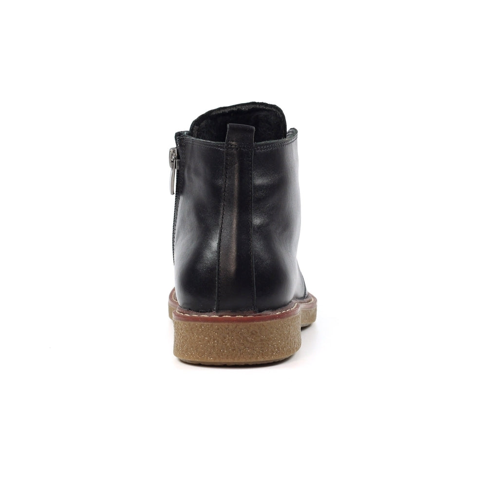 Womens Lunar Leather Ankle Boots Black