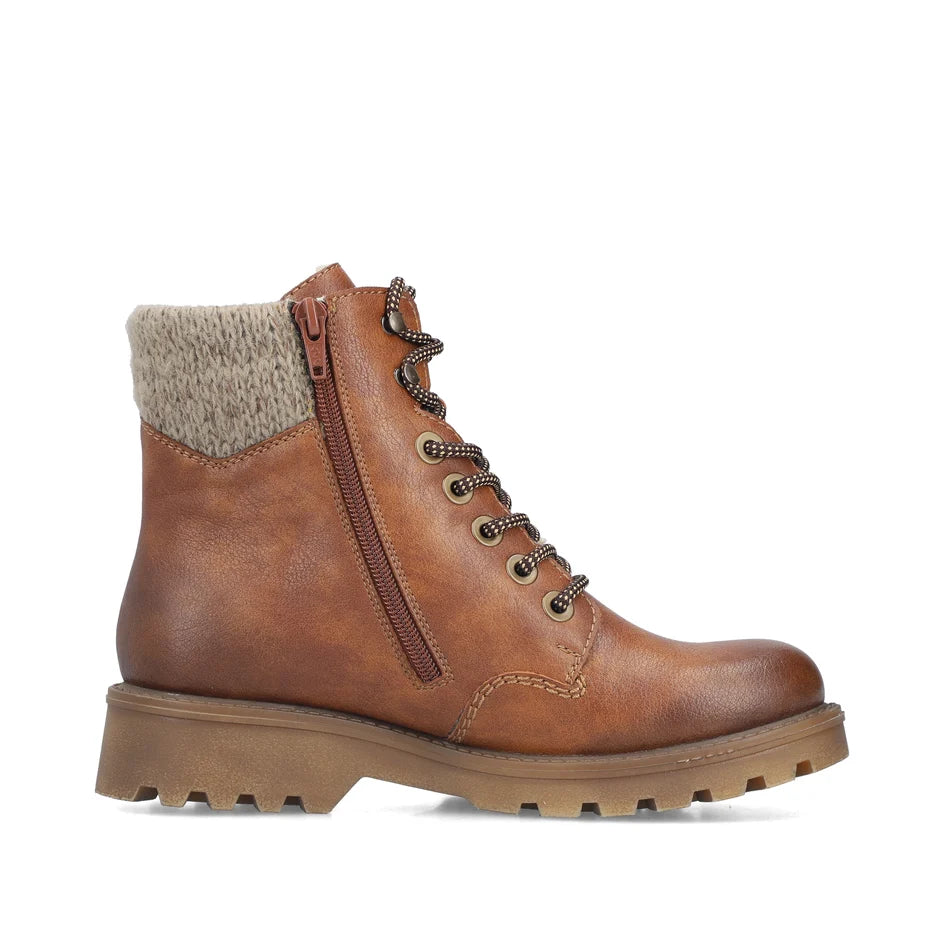 Womens Rieker 73220-24 Boots Brown