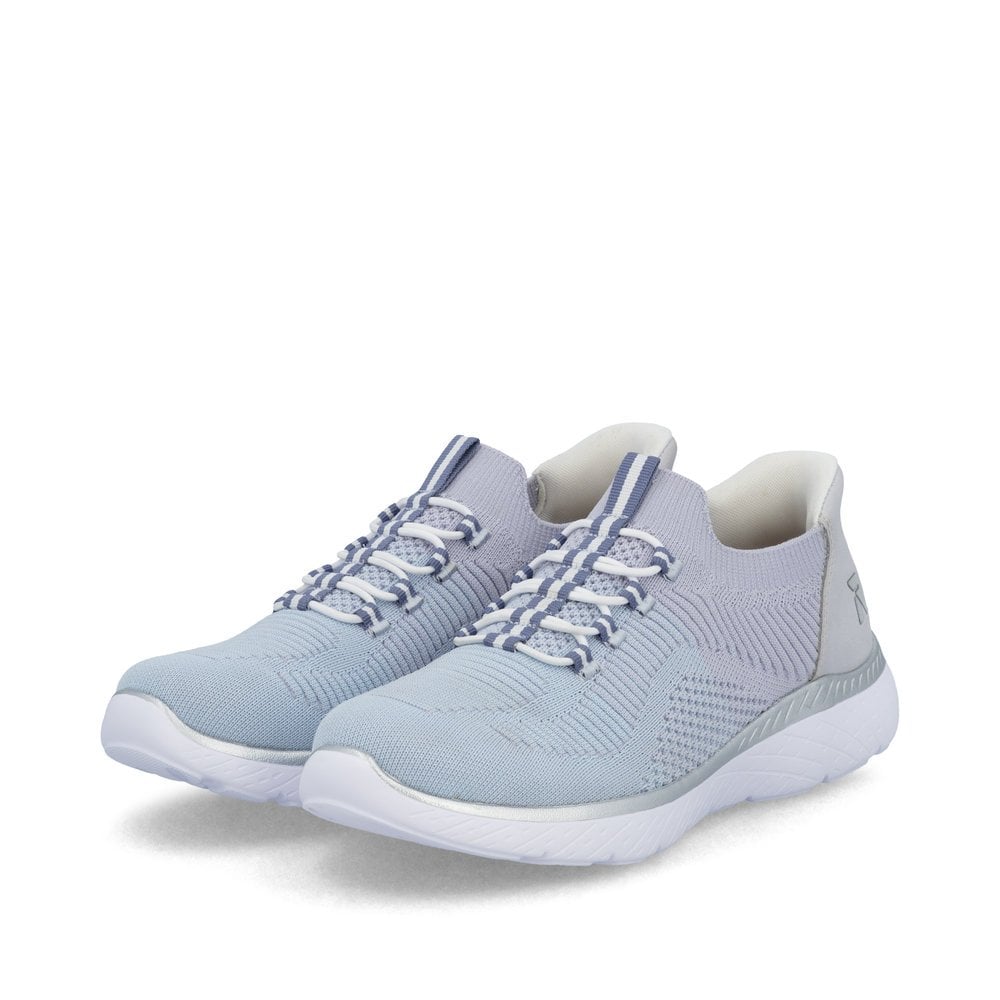 Womens Rieker Elasticated Slip-On Ready2Go Trainers Blue