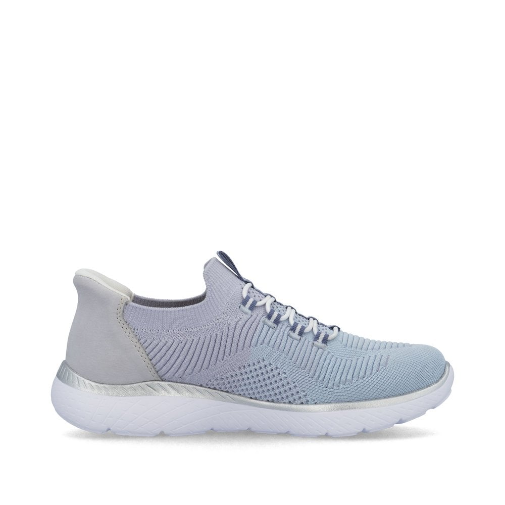 Womens Rieker Elasticated Slip-On Ready2Go Trainers Blue