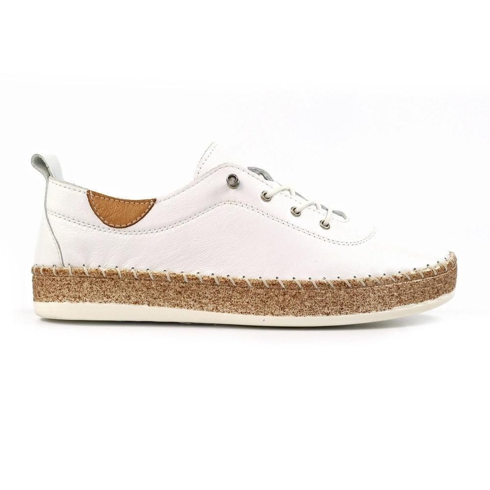 Womens Lunar Leather Pump Shoes White