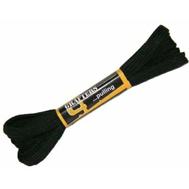 Grafters Flat 100cm Trainer Laces Black