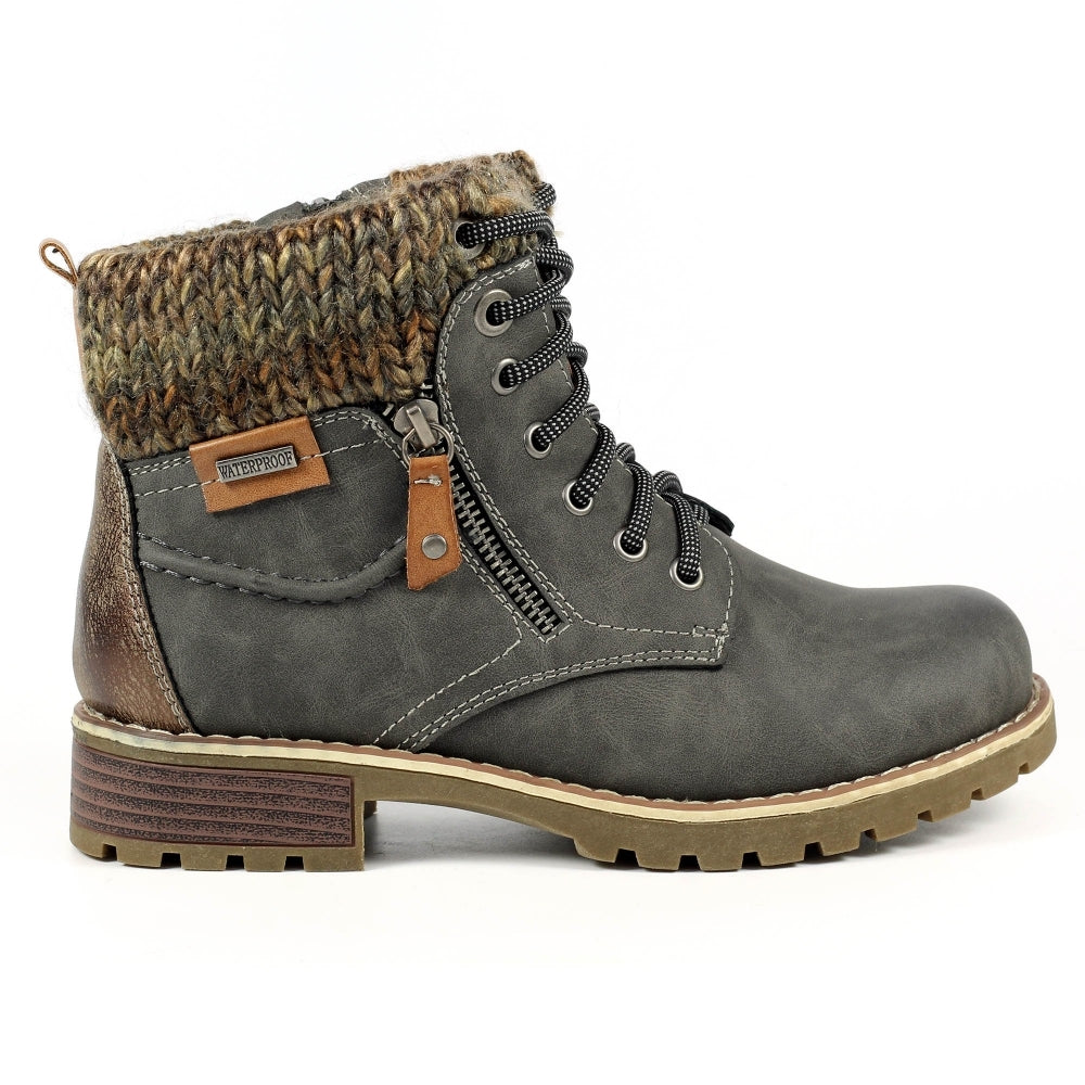 Womens Lunar Waterproof Boots Grey