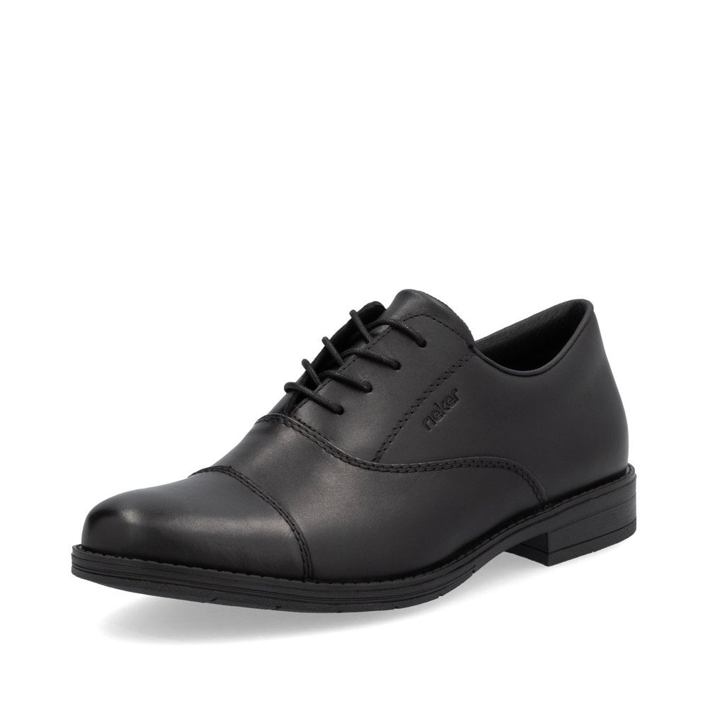 Mens Rieker Lace Up Shoes Black