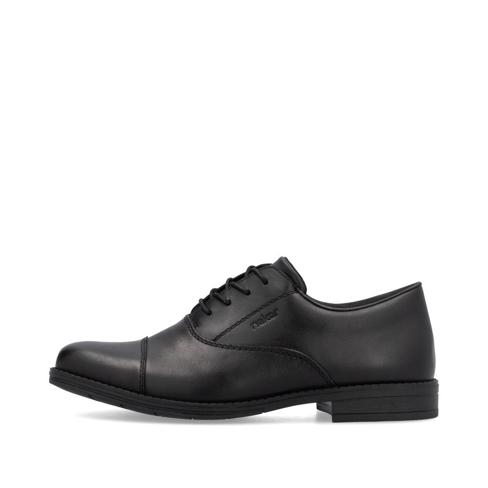 Mens Rieker Lace Up Shoes Black