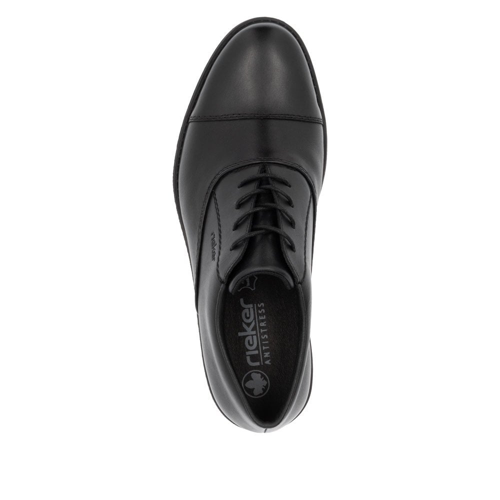 Mens Rieker Lace Up Shoes Black