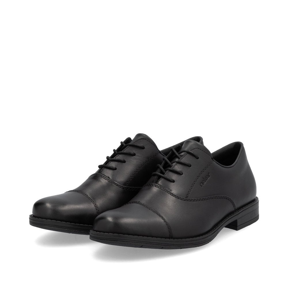 Mens Rieker Lace Up Shoes Black