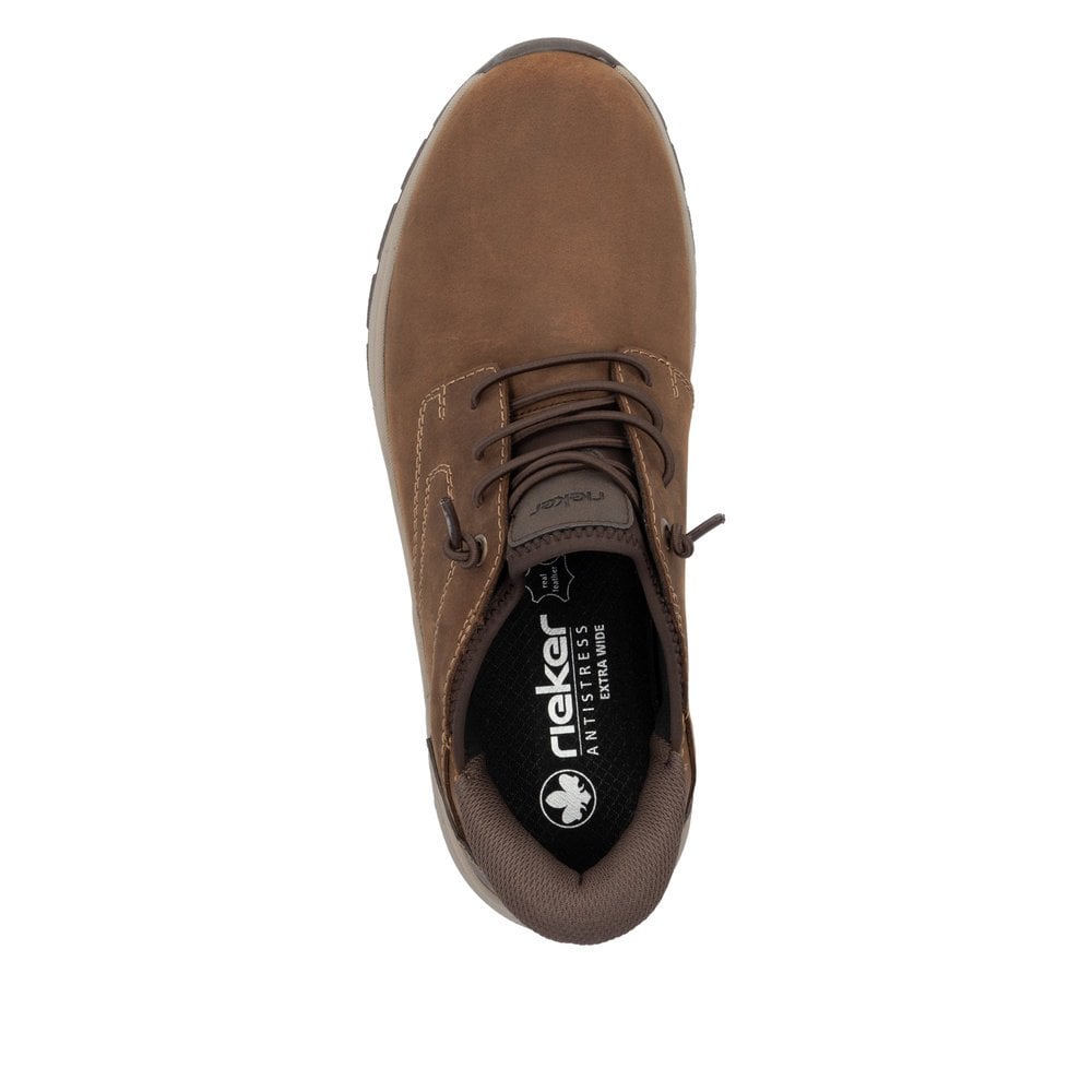 Mens Rieker Casual Slip On Shoes Brown