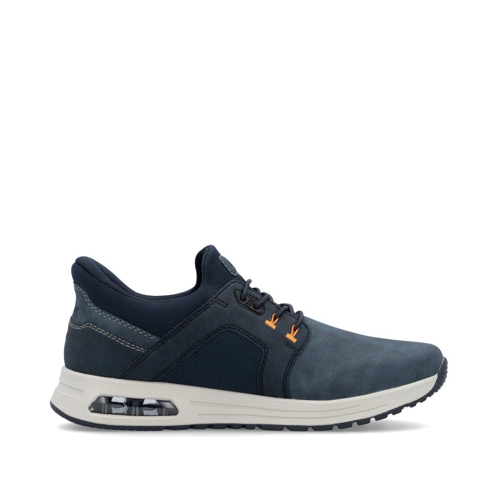 Mens Rieker Elasticated Shoes Blue