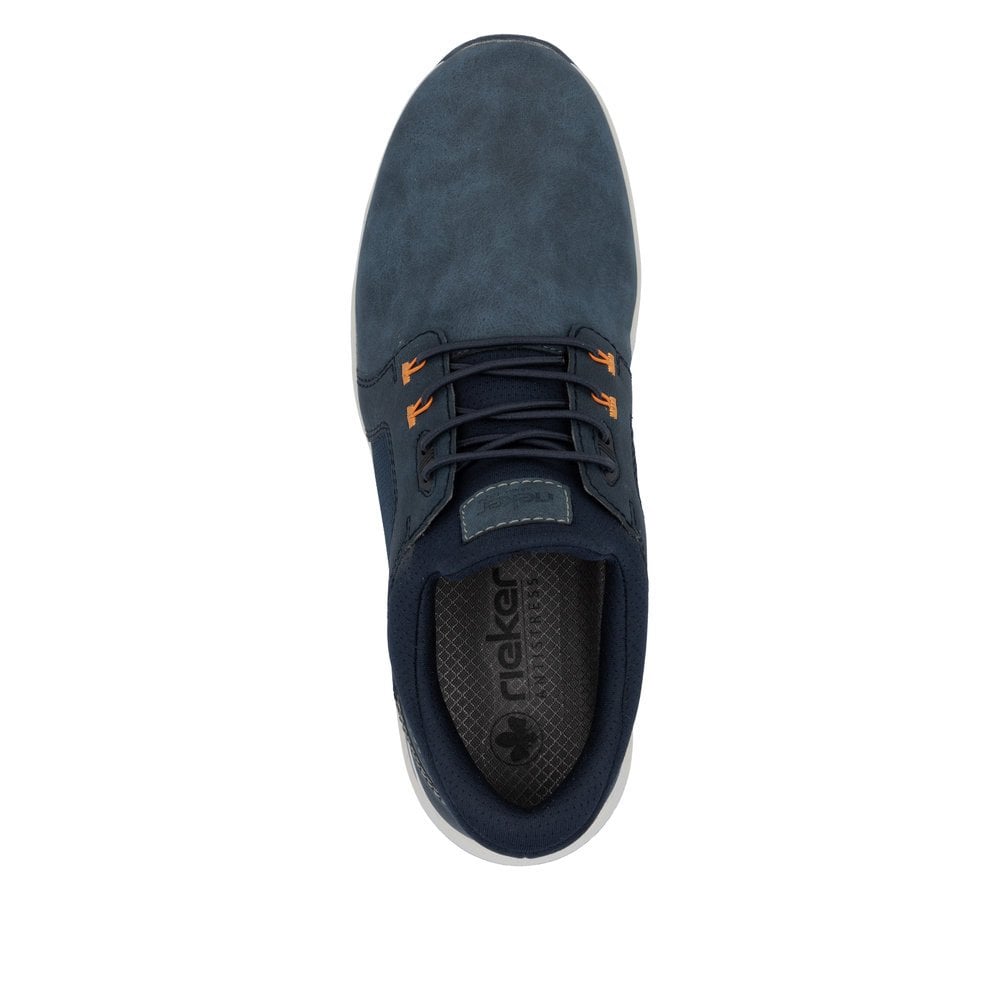 Mens Rieker Elasticated Shoes Blue