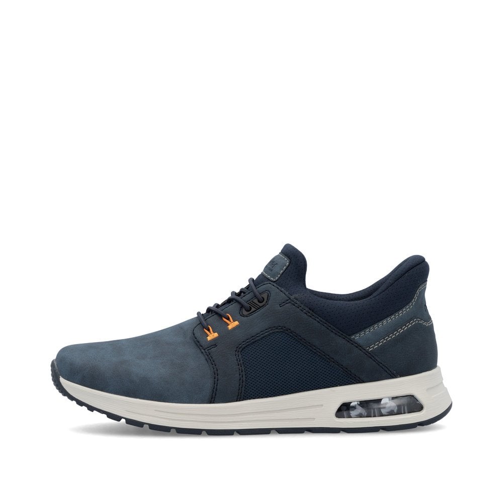 Mens Rieker Elasticated Shoes Blue