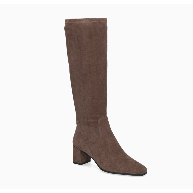 Womens Caprice Cafe Stretch Boots Brown