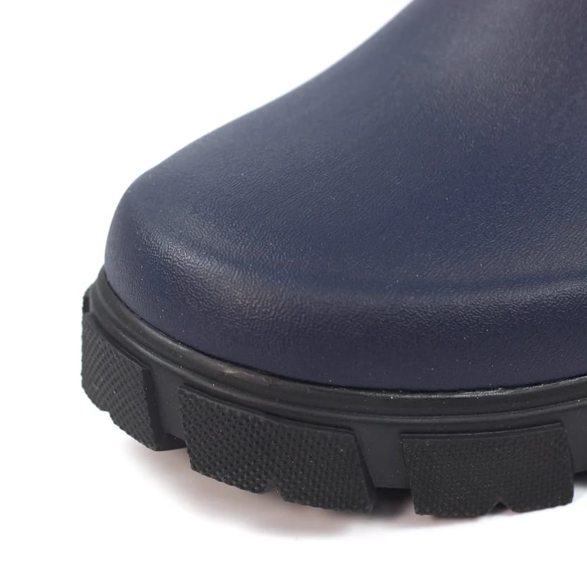Womens Lazy Dogz Ankle Wellingtons Navy