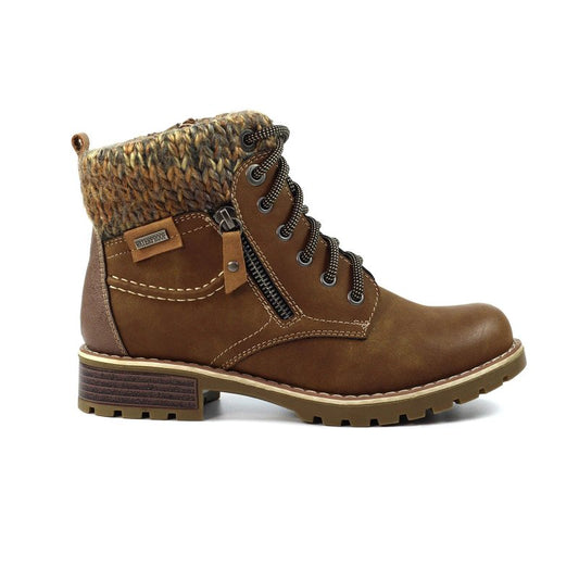 Womens Lunar Millie Ankle Boots Tan